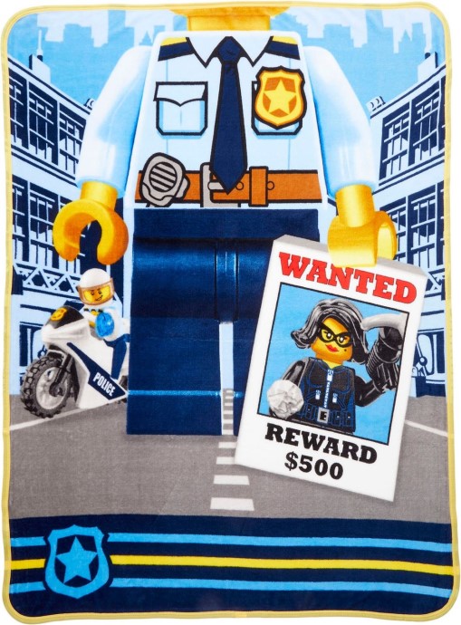 LEGO 5007183 City Police 46 in x 60 in Throw