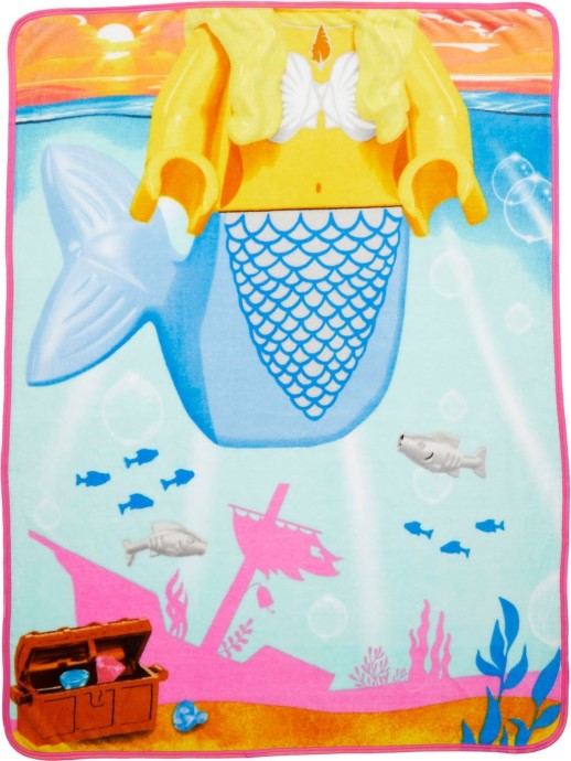 LEGO 5007185 Mermaid 46 in x 60 in Throw