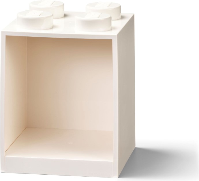 LEGO 5007282 4 Stud Brick Shelf White