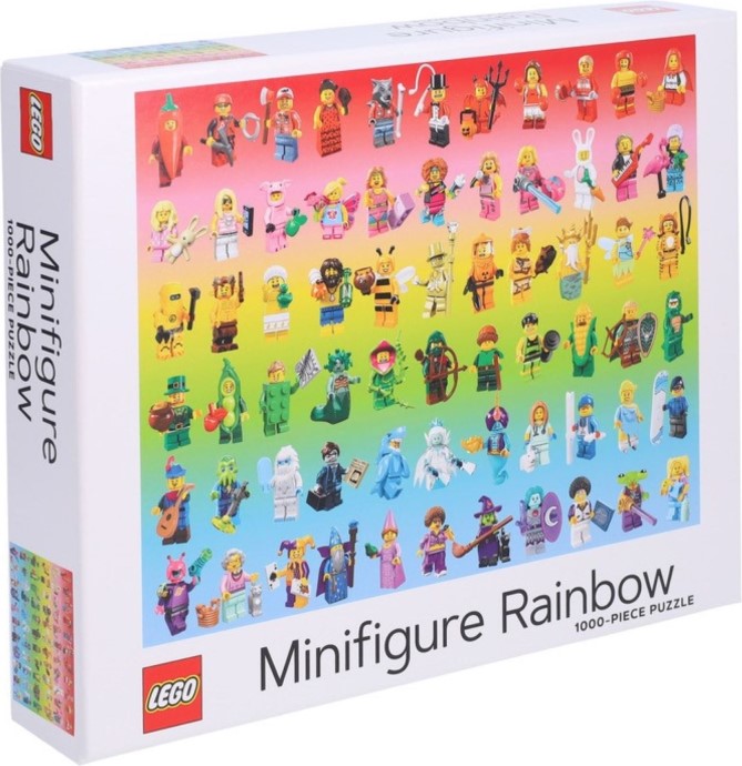 LEGO ISBN9781797214382 Minifigure Rainbow 1,000-Piece Puzzle