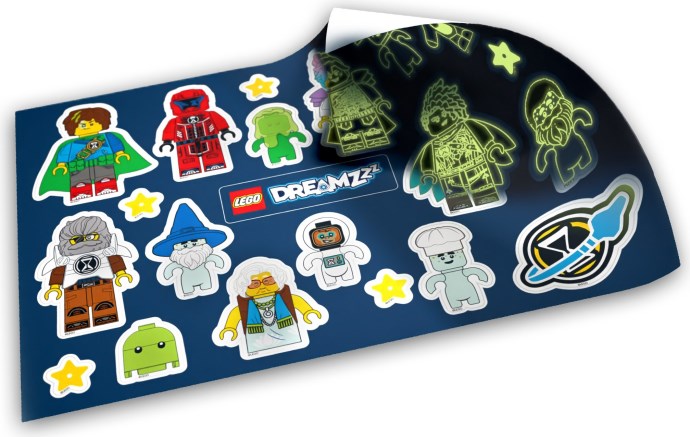 LEGO 5007937 DREAMZzz Glow In The Dark Stickers