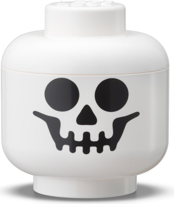 LEGO 5008080 Mini Skeleton Storage Head - White