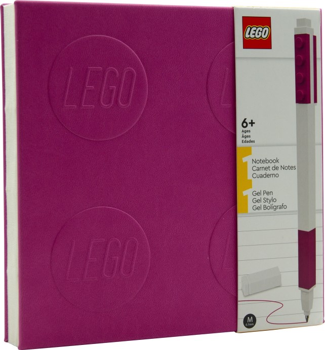 LEGO 5008306 Notebook with Gel Pen – Violet