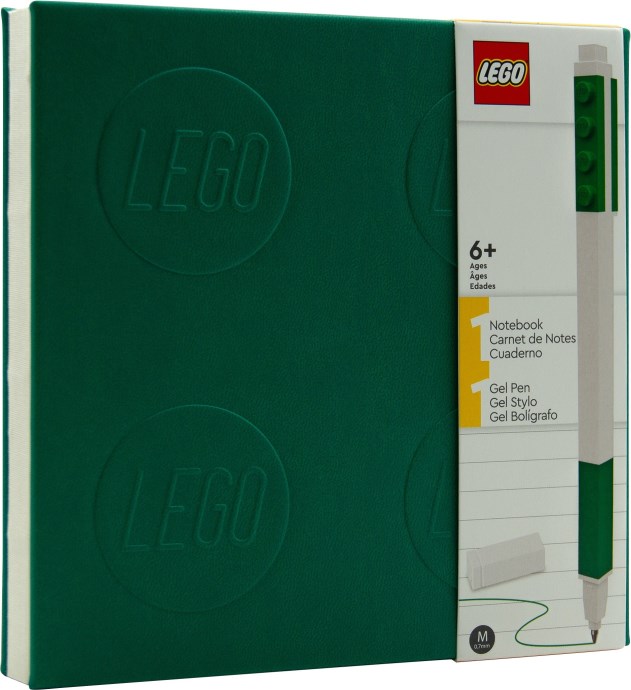 LEGO 5008309 Notebook with Gel Pen – Green