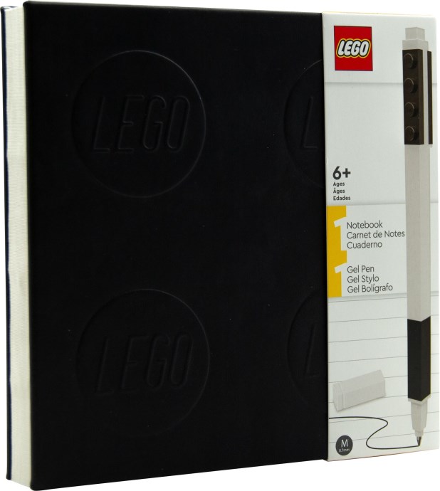 LEGO 5008310 Notebook with Gel Pen – Black