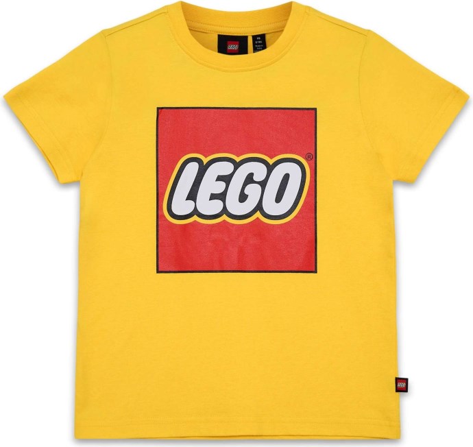 LEGO 5009094 Kids Short Sleeve Logo T Shirt – Yellow