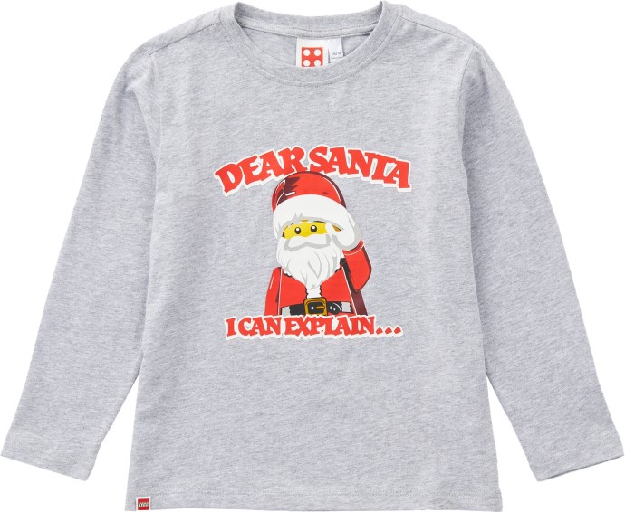 Kids Long Sleeve Dear Santa T Shirt