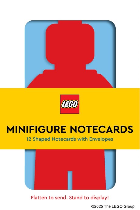 LEGO 5009897 Minifigure Notecards 12 Shaped Notecards with Envelopes