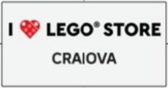 LEGO 5009942 I Heart LEGO Store Craiova Tile
