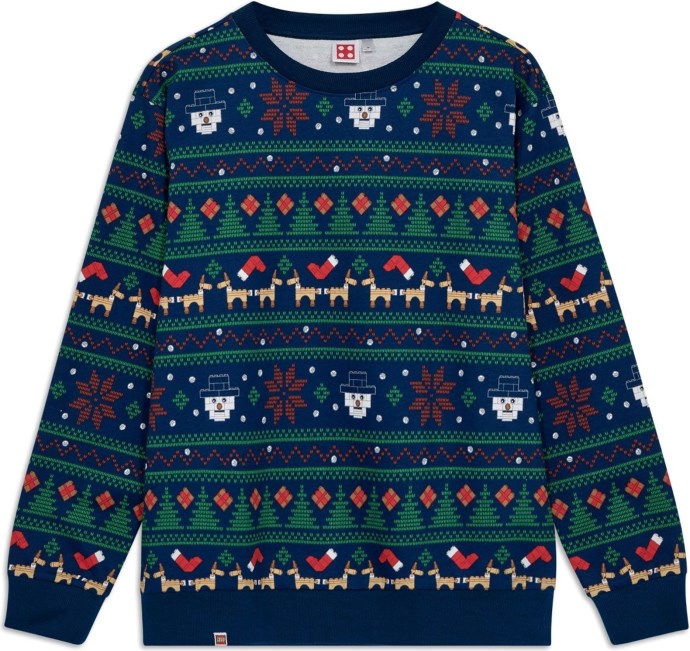 LEGO 5009960 Adults Christmas Sweatshirt Dark Blue