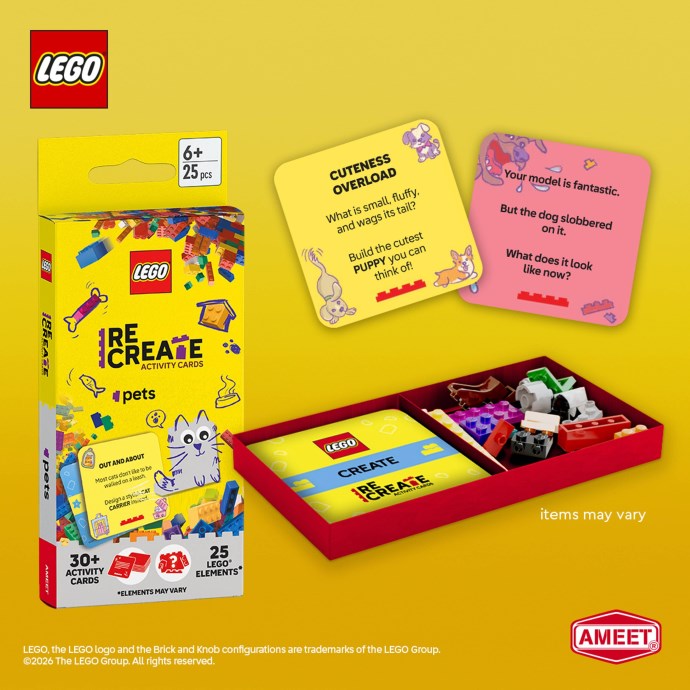 LEGO 5010360 Recreate Activity Cards: Pets