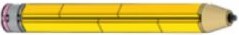 LEGO 5010886 M&T Yellow Pencil