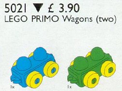 LEGO 5021 Primo Wagons