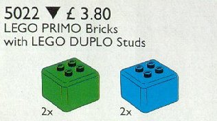 LEGO 5022 Primo / Duplo Converter Bricks
