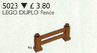 LEGO 5023 Duplo Farm Fences