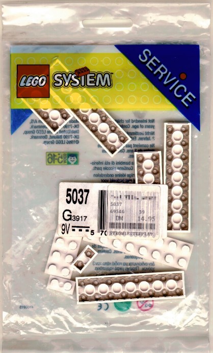 LEGO 5037 Current-Carrying Bricks 9V Assorted Sizes