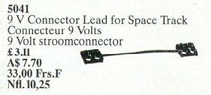 LEGO 5041 Space Track Connector Lead 9V (10 cm)