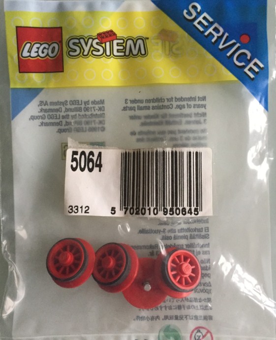 LEGO 5064 Locomotive Wheels for Battery Train