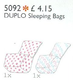 LEGO 5092 Two Duplo Sleeping Bags