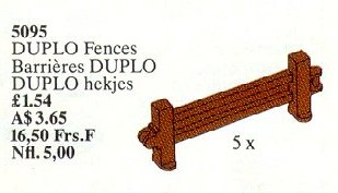 LEGO 5095 Duplo Fences