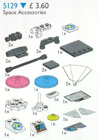 LEGO 5129 Space Accessories (Exploriens)