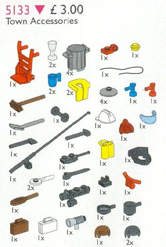 LEGO 5133 Town Accessories