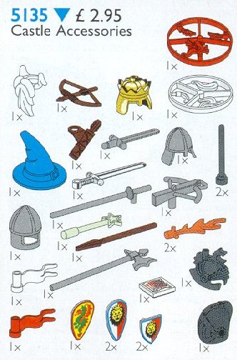 LEGO 5135 Castle Accessories