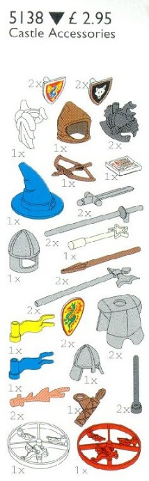 LEGO 5138 Castle Accessories