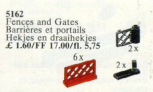 LEGO 5162 6 Fences and 2 Gates