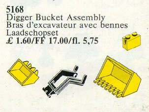 LEGO 5168 Digger Bucket Assembly