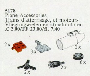 LEGO 5178 Plane Accessories