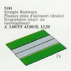 LEGO 5181 Two Straight Airport Runways