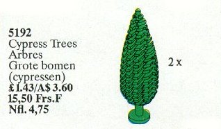 LEGO 5192 Cypress Trees
