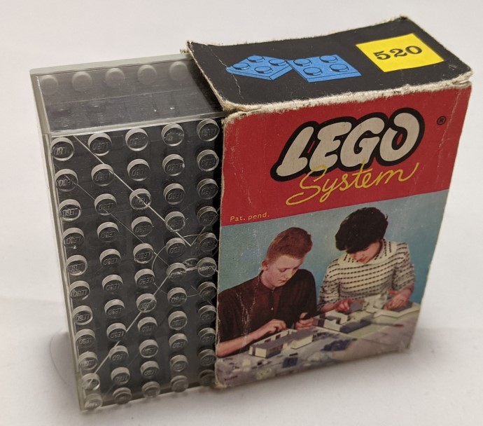 LEGO 520-3 2 x 2 Plates (architectural hobby und modelbau version)