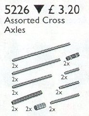 LEGO 5226 Technic Assorted Cross Axles