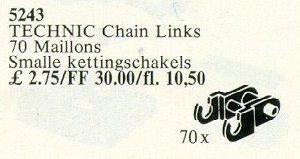 LEGO 5243 70 Chain Links