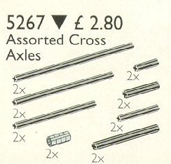 LEGO 5267 Assorted Cross Axles