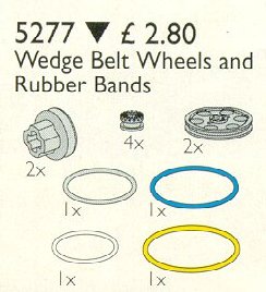 LEGO 5277 Wedge Belt, Pulleys and V-Belts