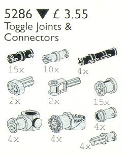 LEGO 5286 Toggle Joints and Connectors