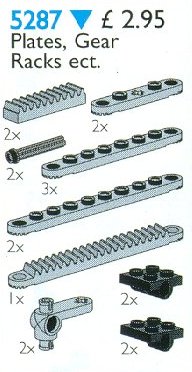 LEGO 5287 Plates and Gear Racks