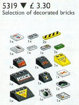 LEGO 5319 Decorated Elements