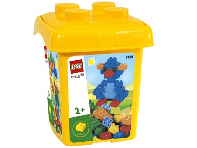 NEUFS & neuf dans sa boîte RARE Pièce de collection LEGO 5350 Vert Duplo Seau nouveau 