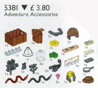 LEGO 5381 Adventure Accessories