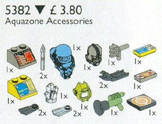 LEGO 5382 Aquazone Accessories