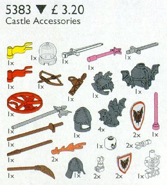 LEGO 5383 Castle Accessories