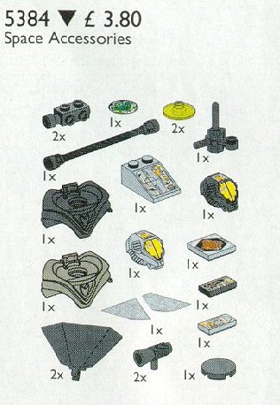 LEGO 5384 Space Accessories