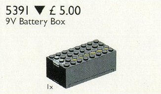 LEGO 5391 Battery Box 9V For Electric System