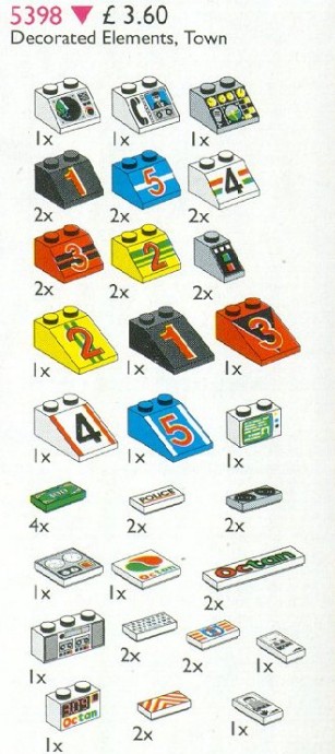 LEGO 5398 Decorated Elements