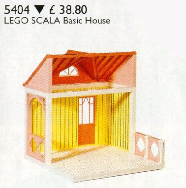 LEGO 5404 LEGO Scala Basic House