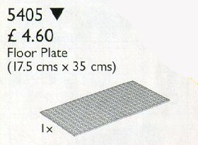 LEGO 5405 LEGO Scala Floor Plate 17.5 x 35 cm